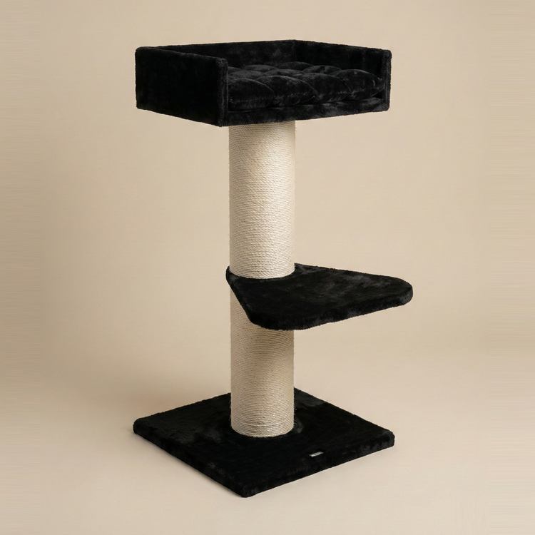 Cat Tree Maine Coon Lounge (Black Teddy)