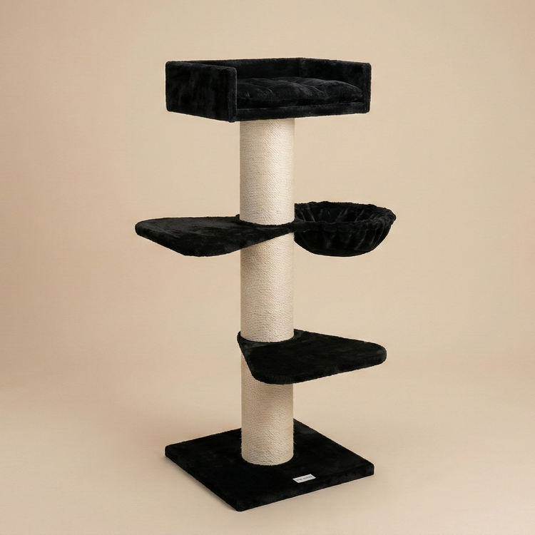 Cat Tree Royalty Plus (Black Teddy)