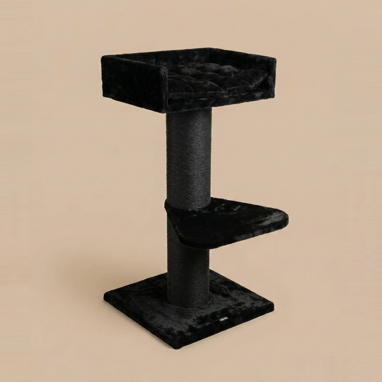 Cat Tree Maine Coon Lounge Blackline (Black Teddy)