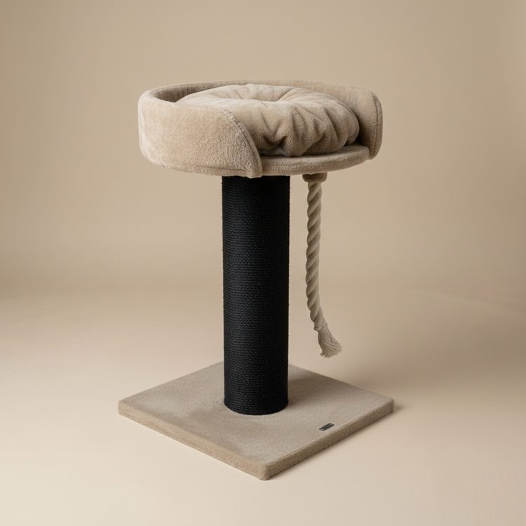 Cat Tree Chartreux Blackline (Cappuccino Teddy)