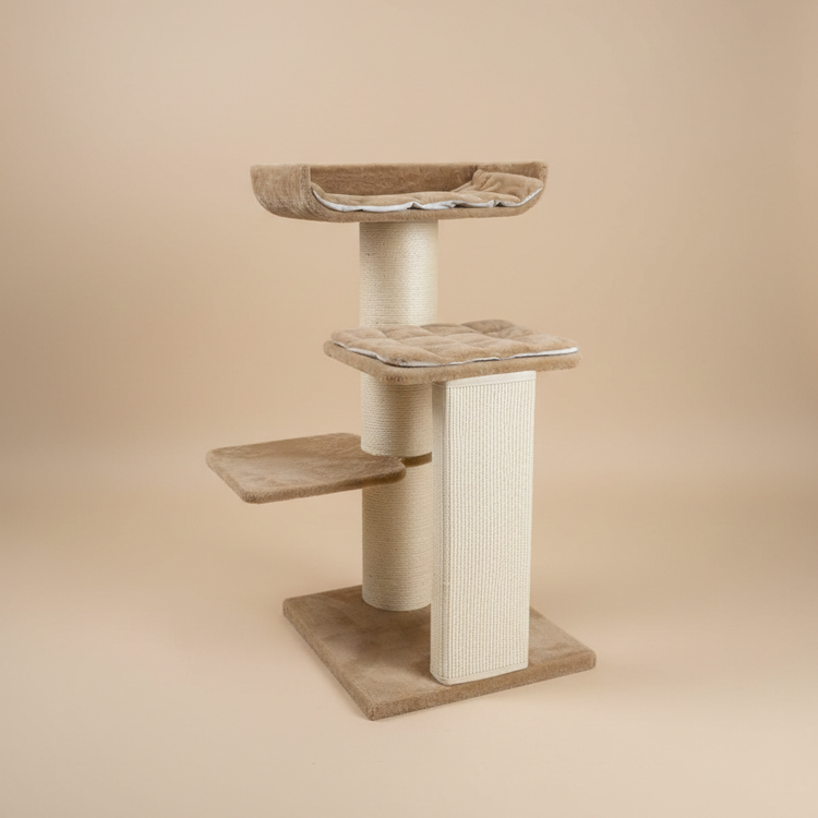 Cat Tree Maine Coon Throne (Cappuccino Teddy)