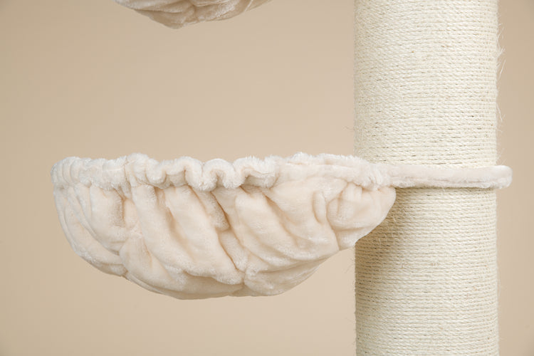 Cat Tree Maine Coon Tower Plus (Cream) 225-245 cm