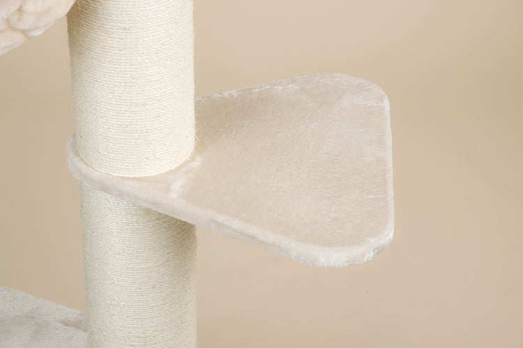 Cat Tree Maine Coon Tower Plus (Cream) 225-245 cm