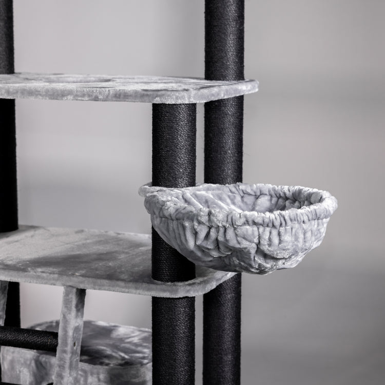 Cat Tree for Large Breeds - Panther XXL Blackline (Light Grey)