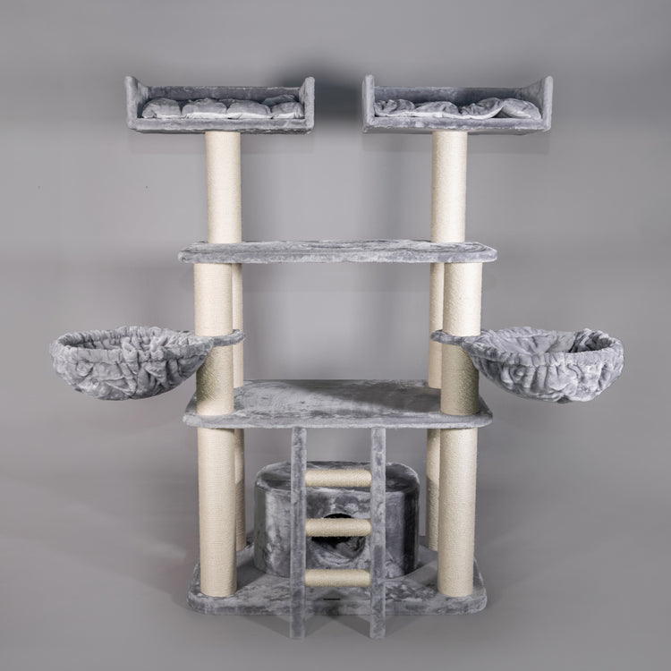 Cat Tree for Large Breeds - Panther XXL (Light Grey)