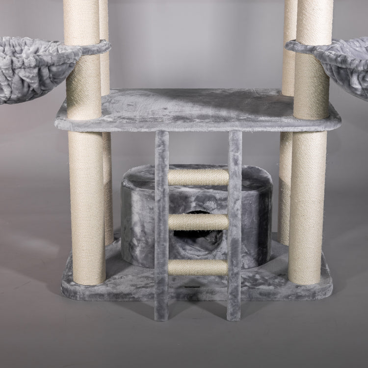 Cat Tree for Large Breeds - Panther XXL (Light Grey)