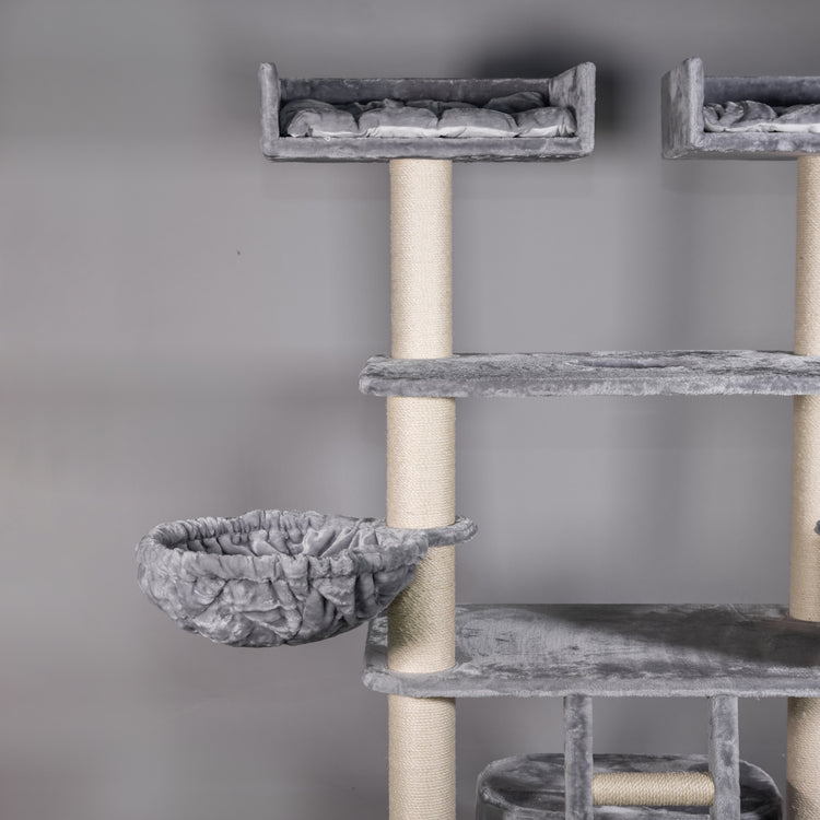 Cat Tree for Large Breeds - Panther XXL (Light Grey)