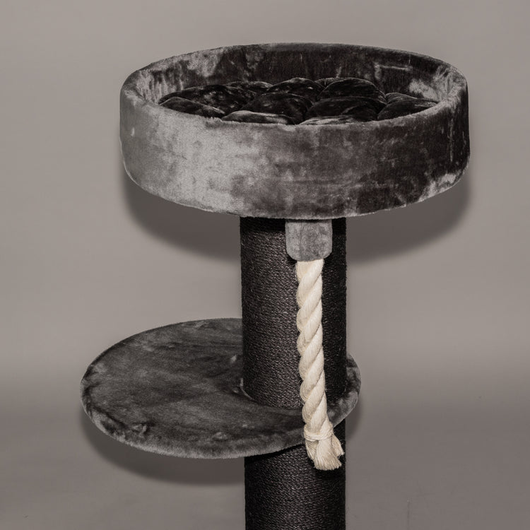 Cat Tree Maine Coon Lounge Sleeper Blackline (Dark Grey)