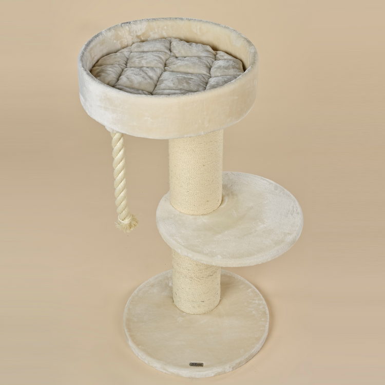 Cat Tree Maine Coon Lounge Sleeper (Cream)