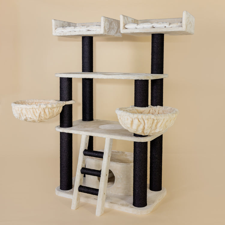 Cat Tree for Large Breeds - Panther XXL Blackline (Beige)