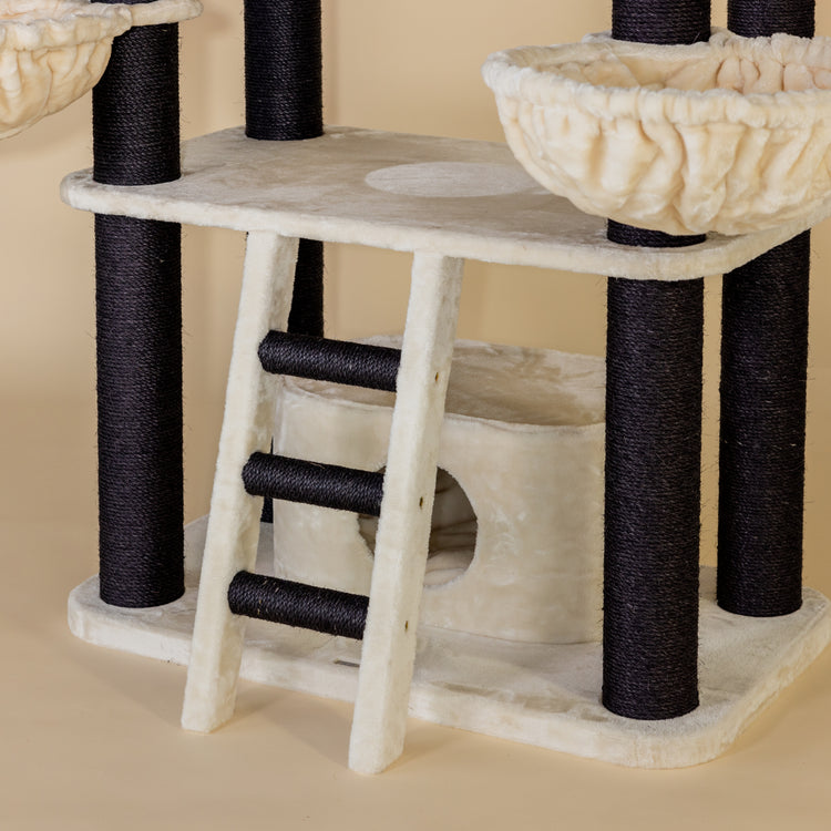 Cat Tree for Large Breeds - Panther XXL Blackline (Beige)