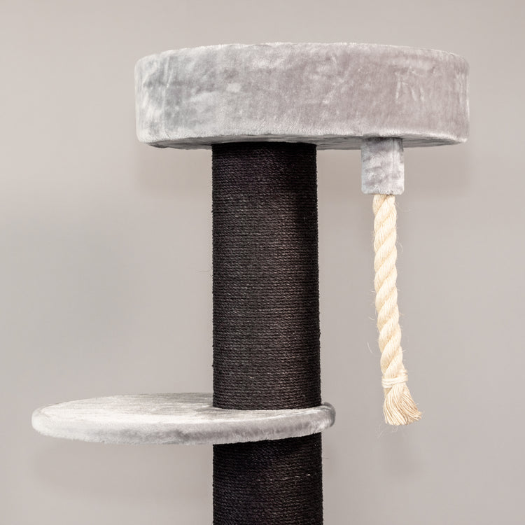 Cat Tree Maine Coon Lounge Sleeper Blackline (Light Grey)