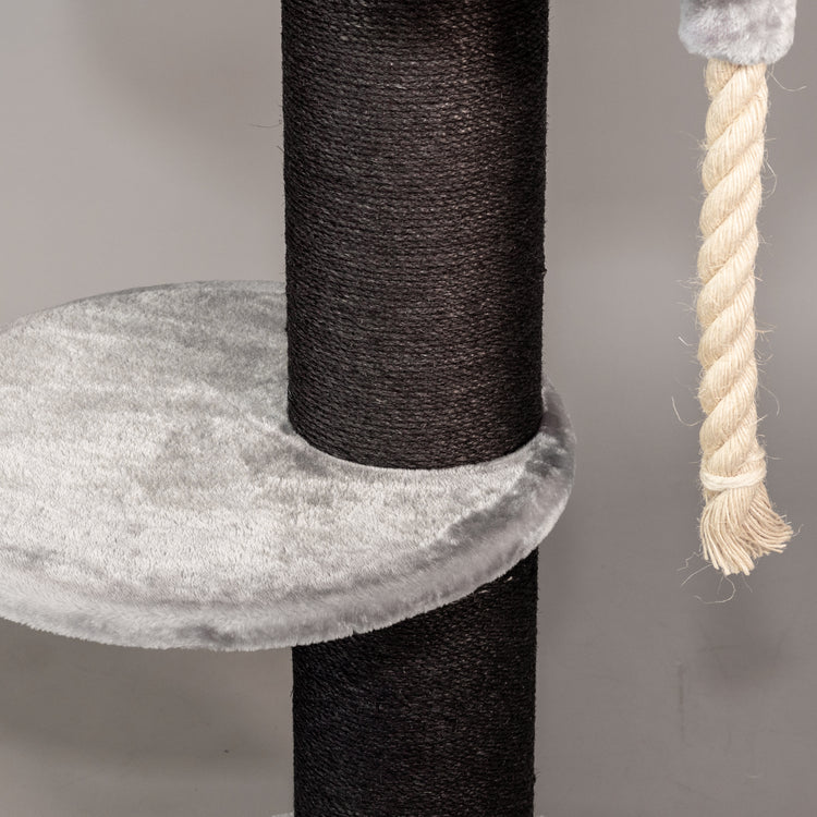 Cat Tree Maine Coon Lounge Sleeper Blackline (Light Grey)