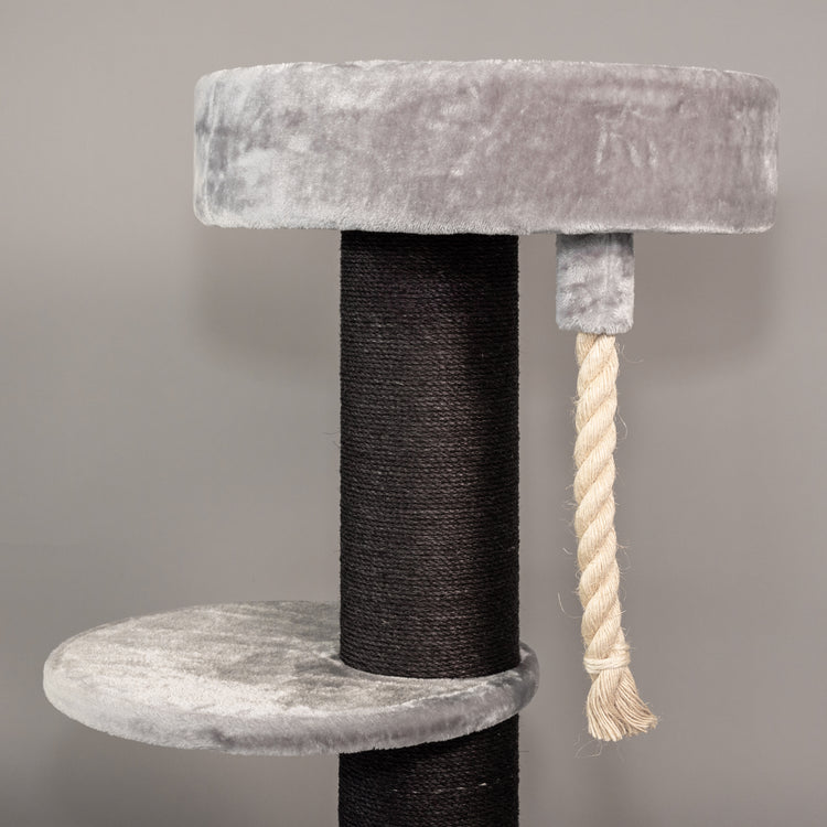 Cat Tree Maine Coon Lounge Sleeper Blackline (Light Grey)