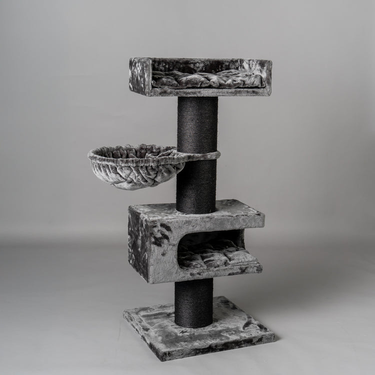 Cat Scratcher Royalty Retreat Blackline (Dark Grey)