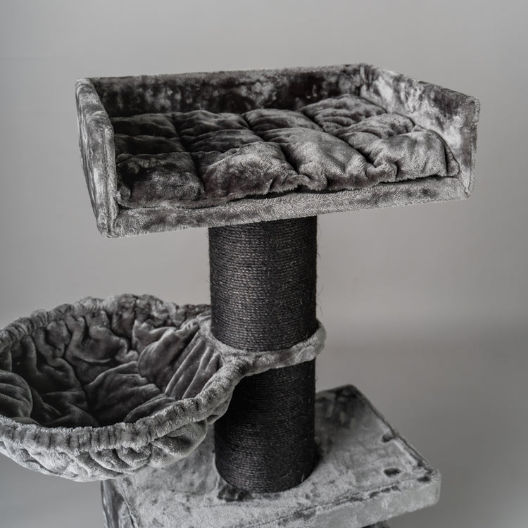 Cat Scratcher Royalty Retreat Blackline (Dark Grey)