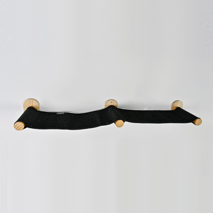 Wall unit Climbing wall Cat - Wall Bridge (Black)
