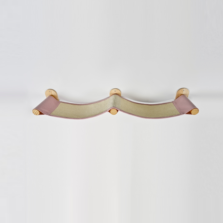 Wall unit Climbing wall Cat - Wall Bridge (Pink)