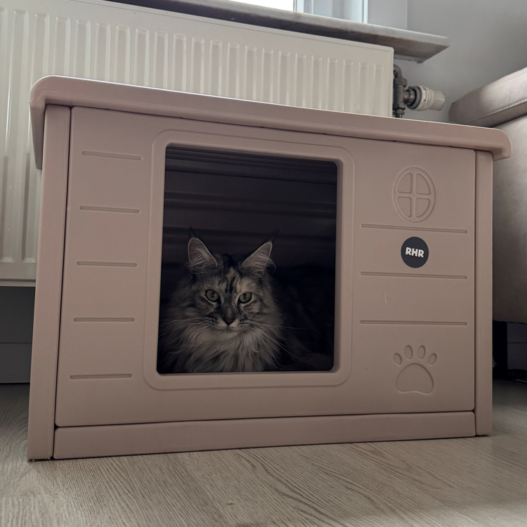 Cat House Villa de Luxe for Outside and Inside (Cappuccino)