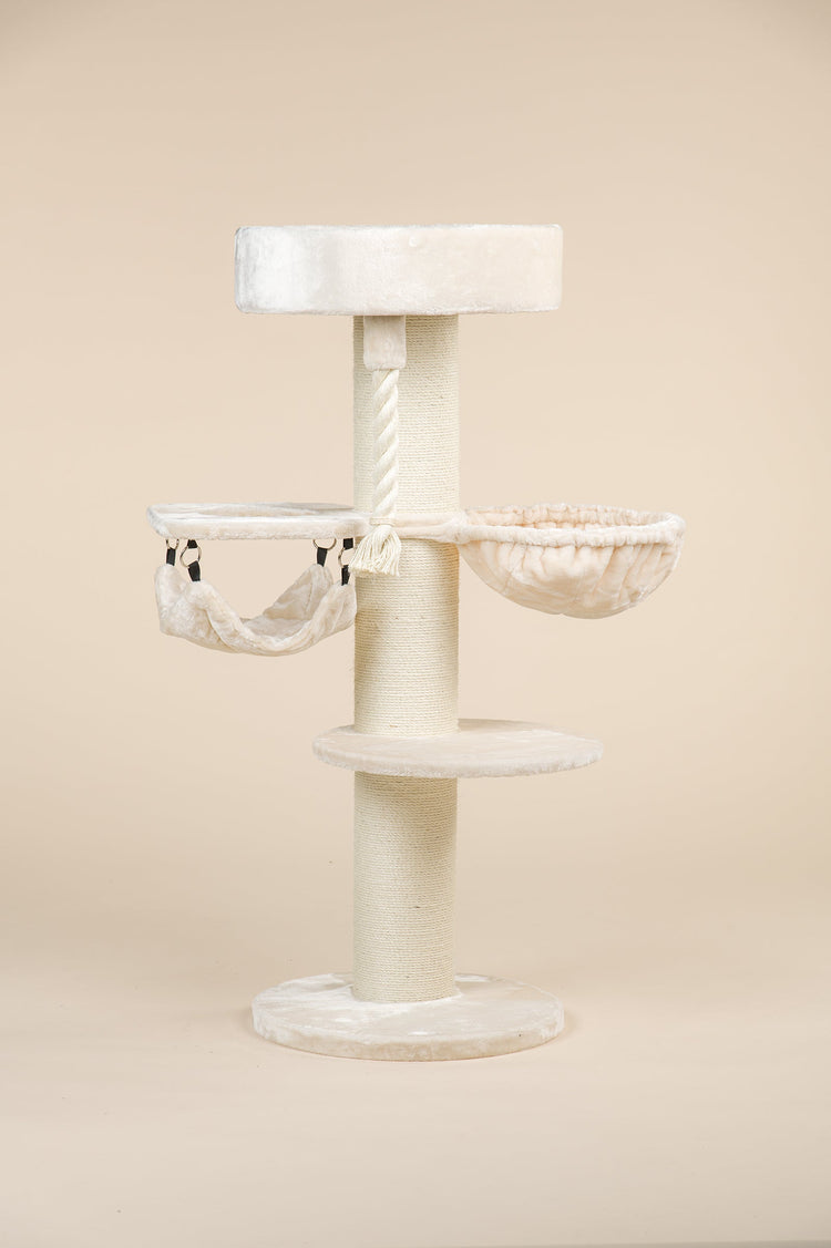 Cat Tree Maine Coon Sleeper Crown Plus (Cream)