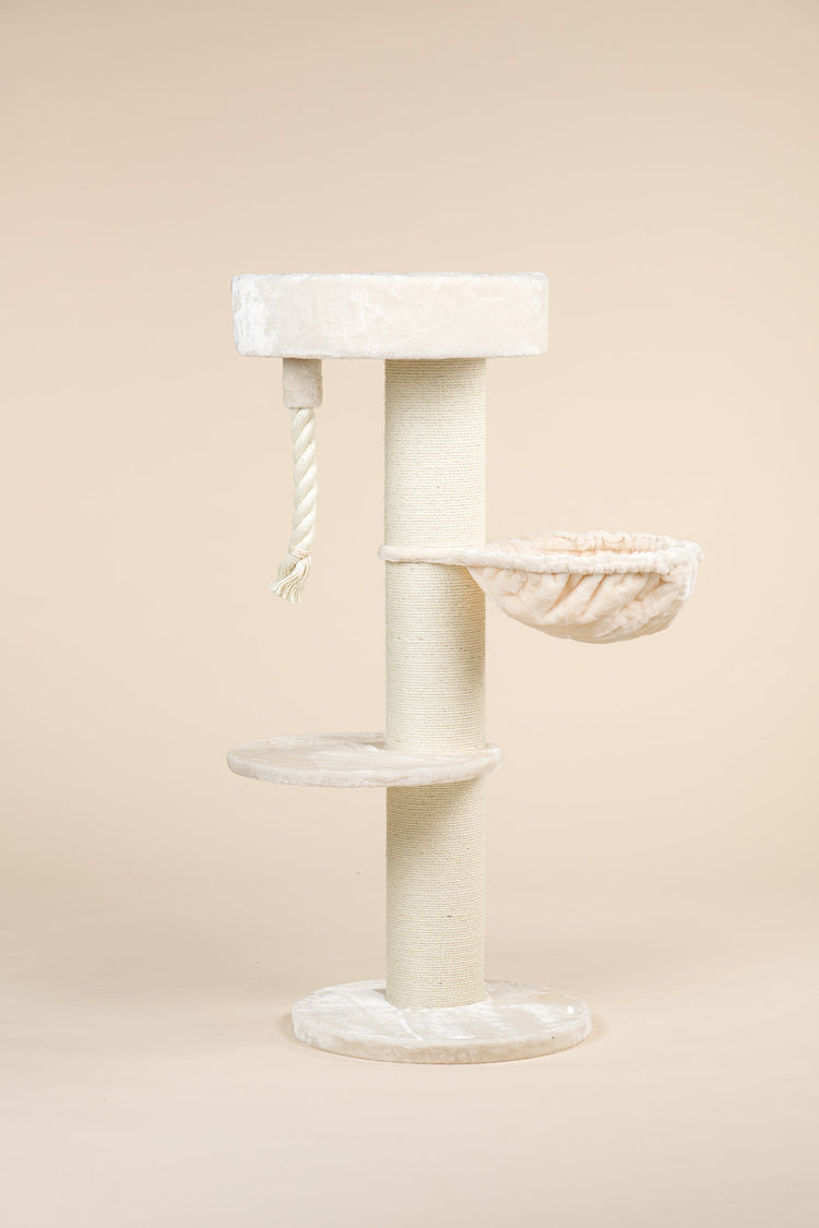 Cat Tree Maine Coon Sleeper de Luxe (Cream)