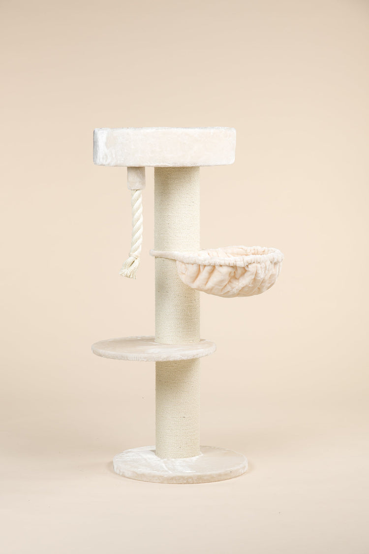 Cat Tree Maine Coon Sleeper de Luxe (Cream)