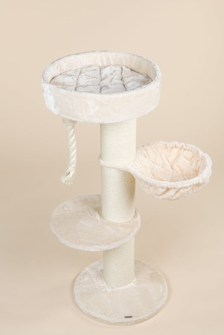 Cat Tree Maine Coon Sleeper de Luxe (Cream)