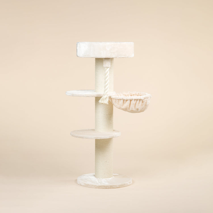 Cat Tree Maine Coon Sleeper Plus (Cream)