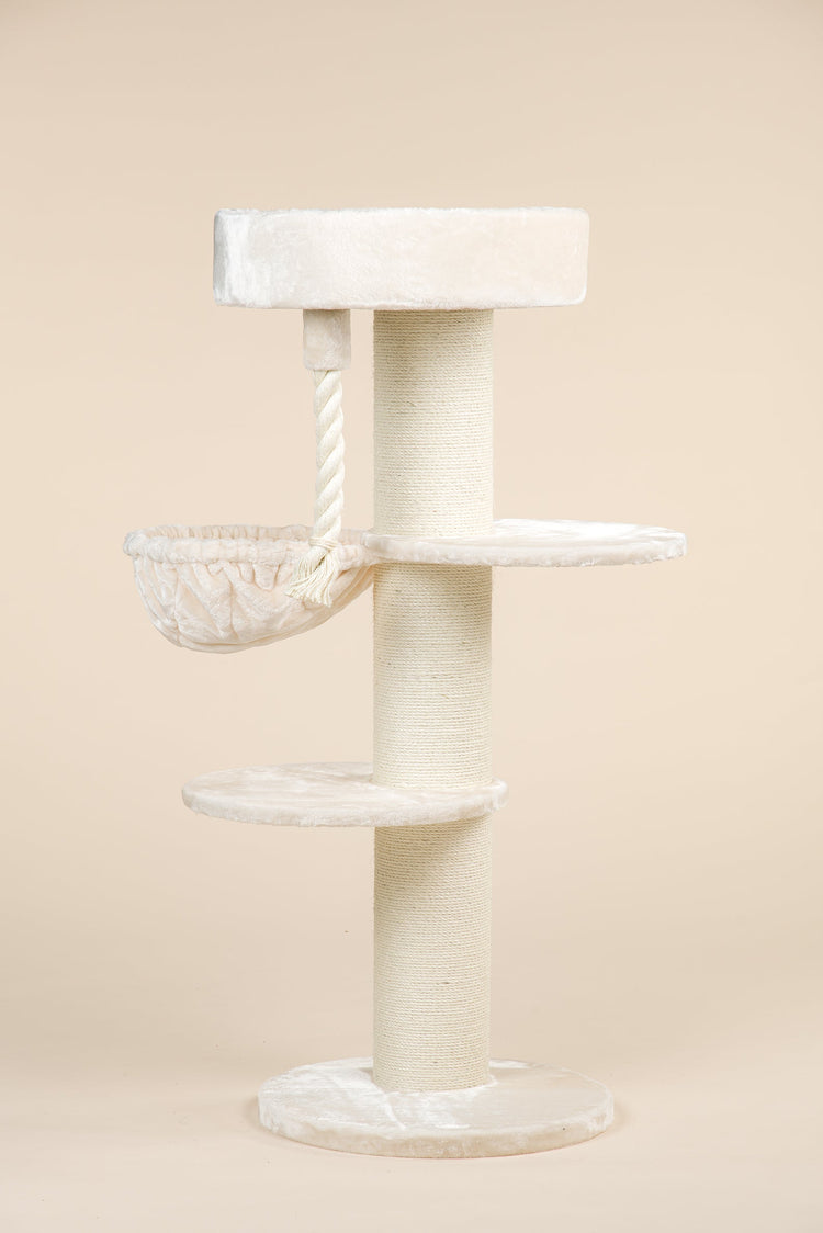 Cat Tree Maine Coon Sleeper Plus (Cream)
