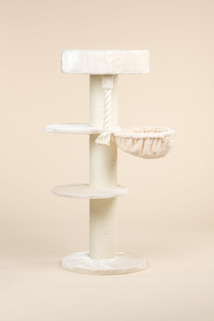Cat Tree Maine Coon Sleeper Plus (Cream)