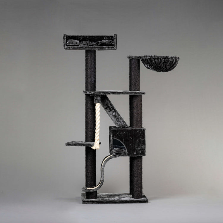 Cat Tree Kilimandjaro de Luxe Blackline (Dark Grey)