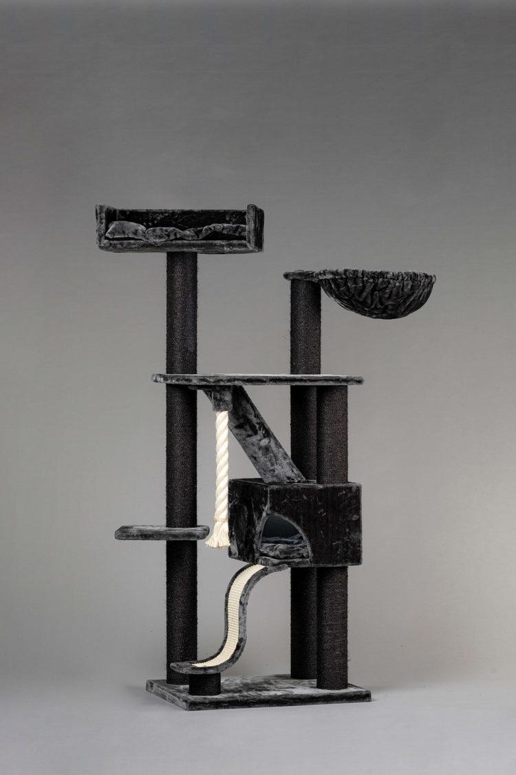 Cat Tree Kilimandjaro de Luxe Blackline (Dark Grey)