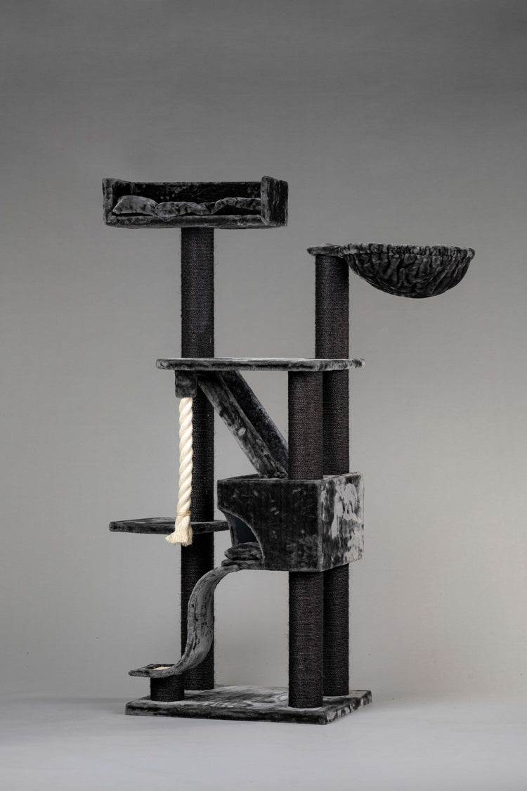 Cat Tree Kilimandjaro de Luxe Blackline (Dark Grey)