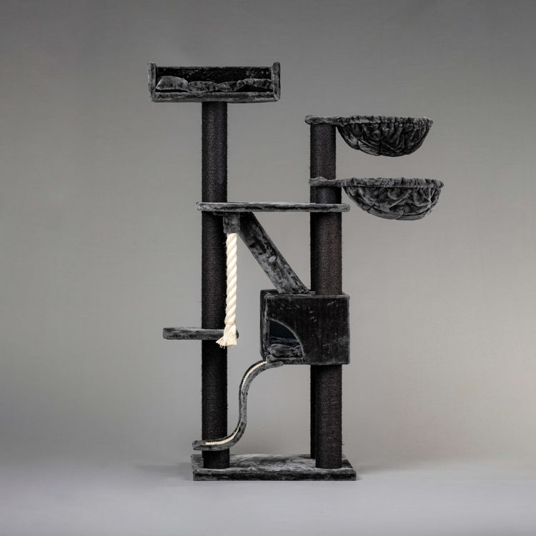 Cat Tree Kilimandjaro de Luxe Blackline Plus (Dark Grey)