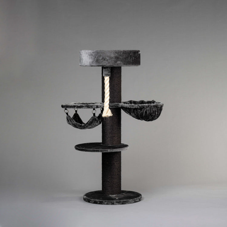 Cat Tree Maine Coon Sleeper Blackline Crown Plus (Dark Grey)