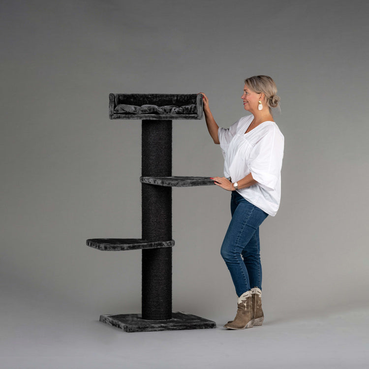 Cat Tree Royalty Blackline (Dark Grey)