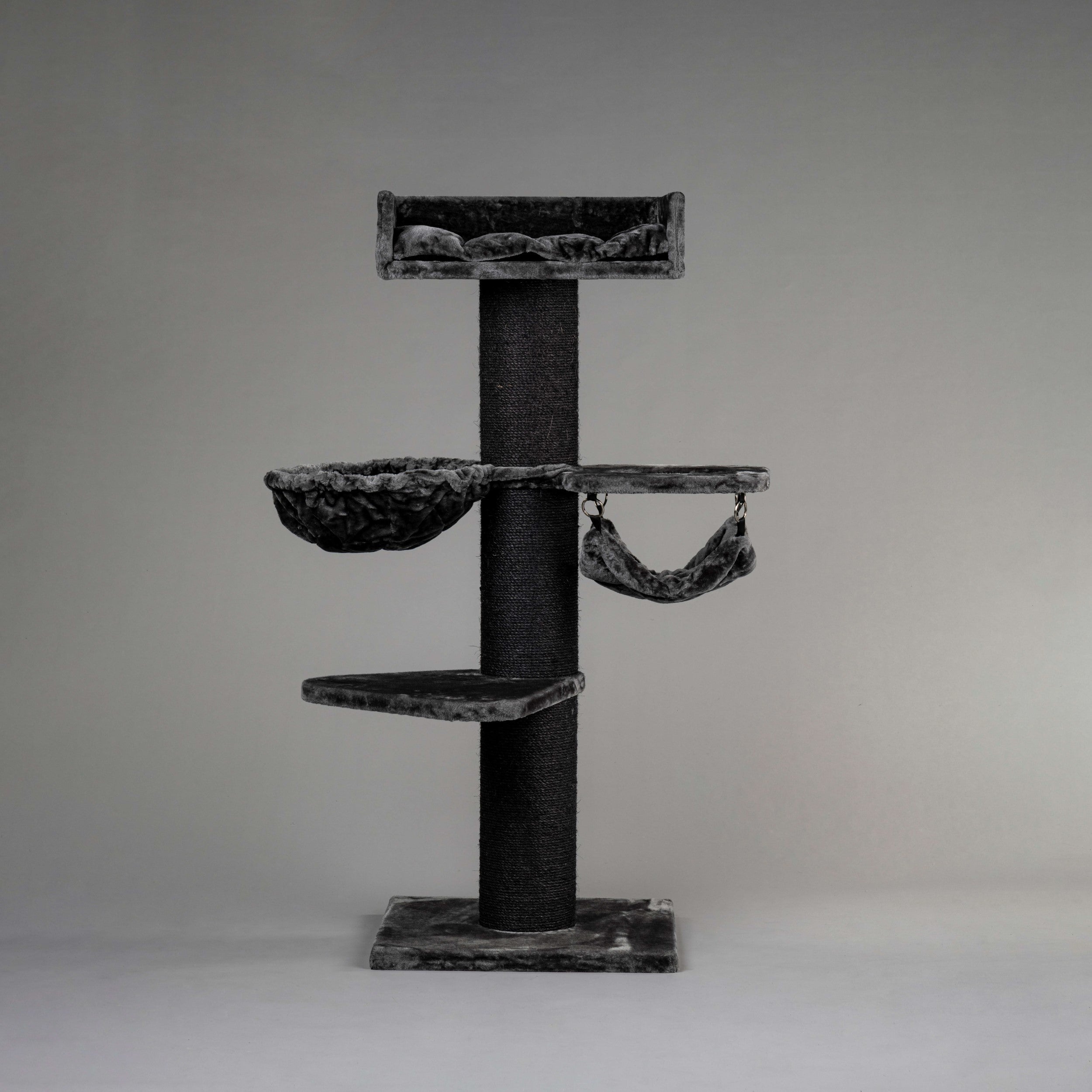 Royalty Blackline Crown Plus Dark Grey Cat Tree for large cats from