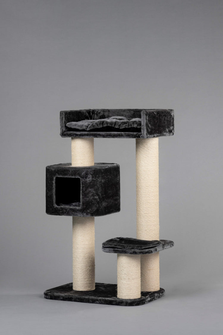 Cat Tree Devon Rex (Dark Grey)