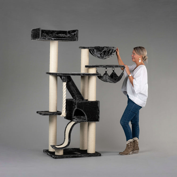 Cat Tree Kilimandjaro de Luxe Crown (Dark Grey)