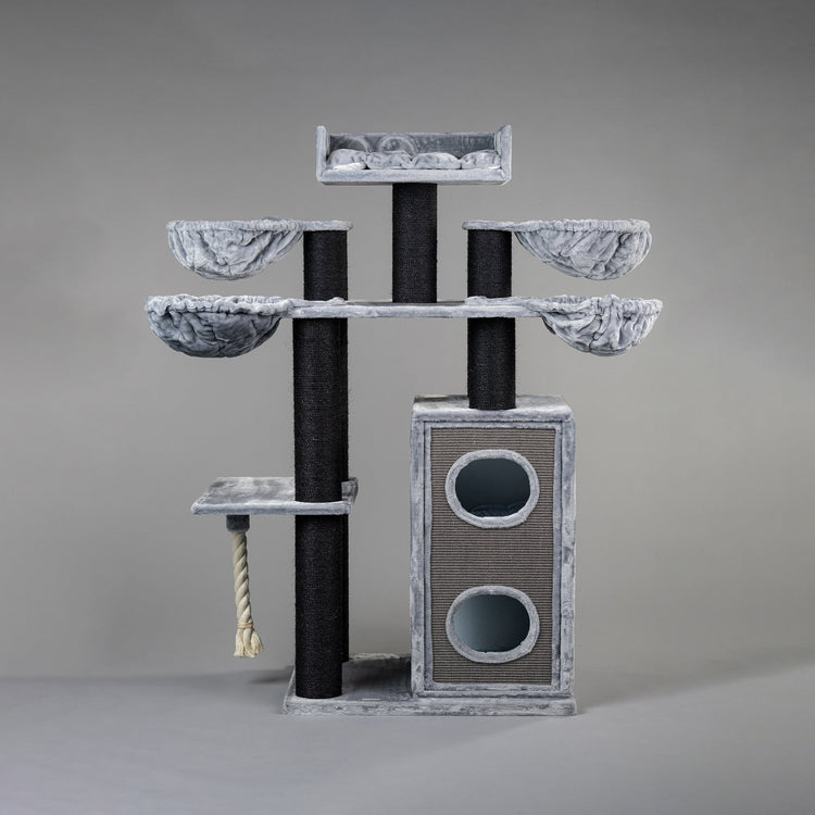 Cat Tree Cat Paradise Blackline Plus (Light Grey)