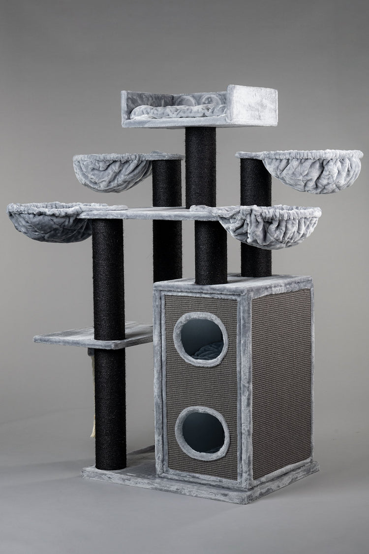 Cat Tree Cat Paradise Blackline Plus (Light Grey)