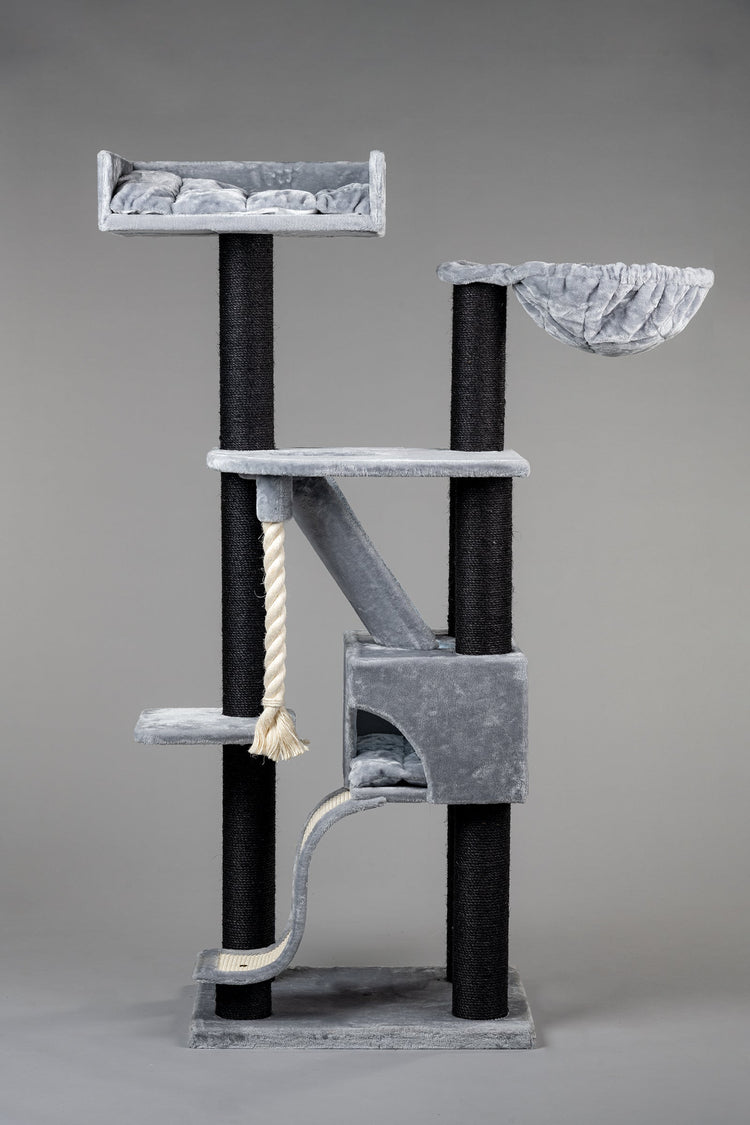 Cat Tree Kilimandjaro de Luxe Blackline (Light Grey)