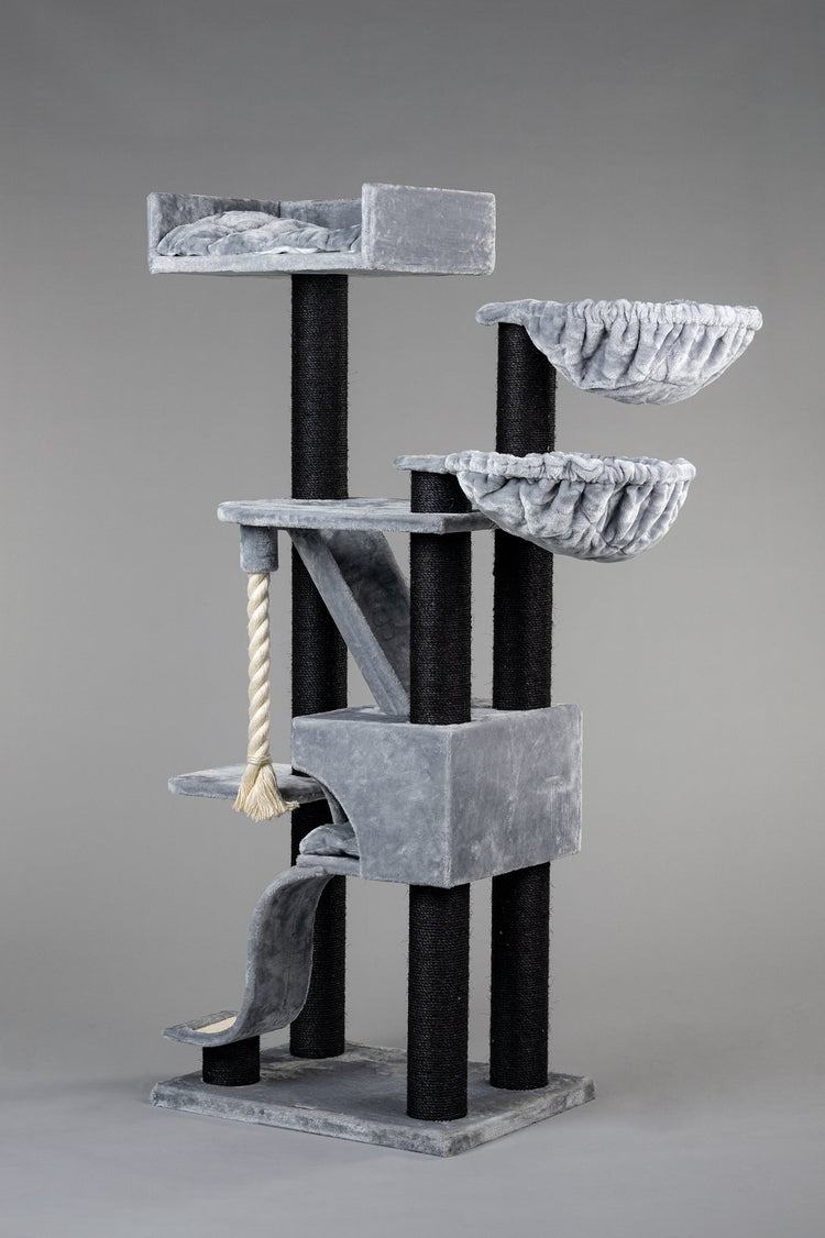 Cat Tree Kilimandjaro de Luxe Blackline Plus (Light Grey)