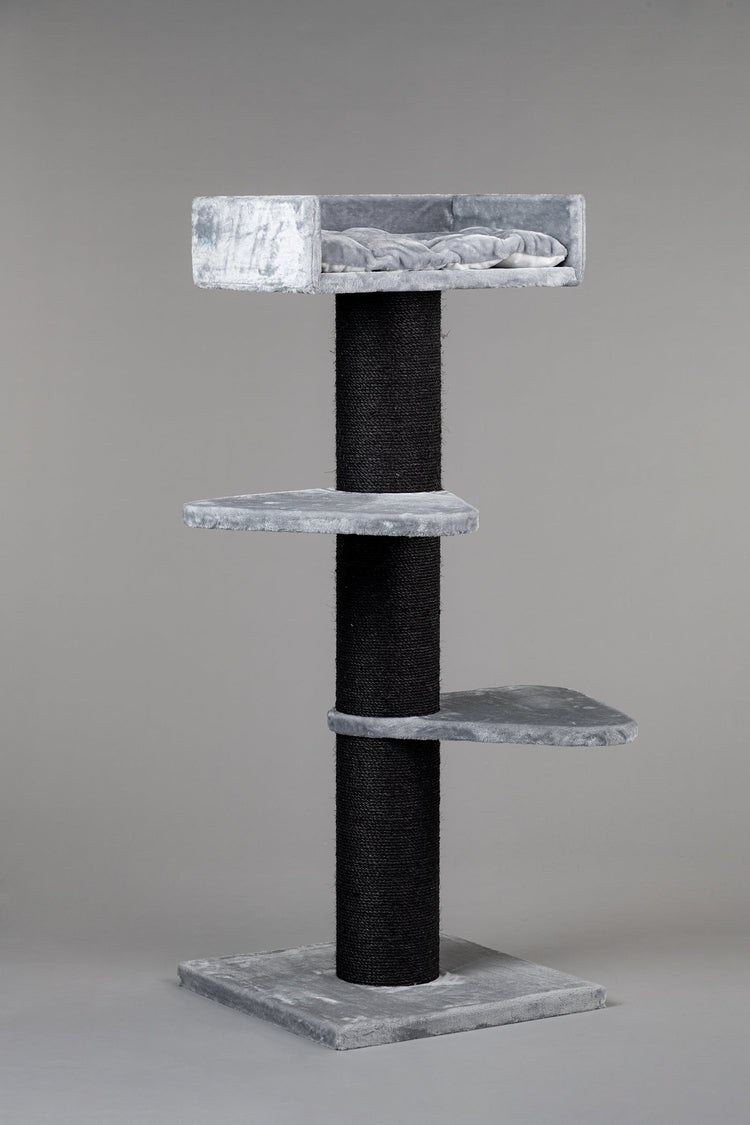 Cat Tree Royalty Blackline (Light Grey)