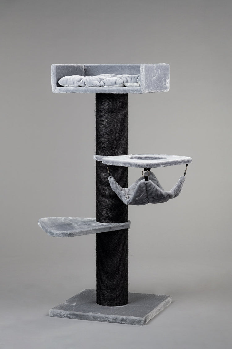 Cat Tree Royalty Blackline Crown (Light Grey)