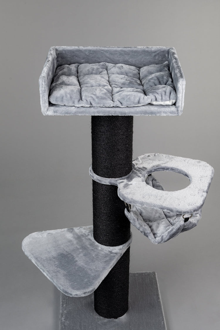 Cat Tree Royalty Blackline Crown (Light Grey)