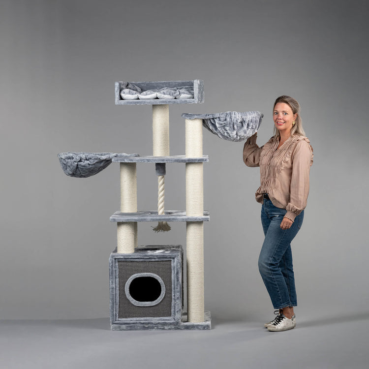 Cat Tree Cat Relax Plus (Light Grey)