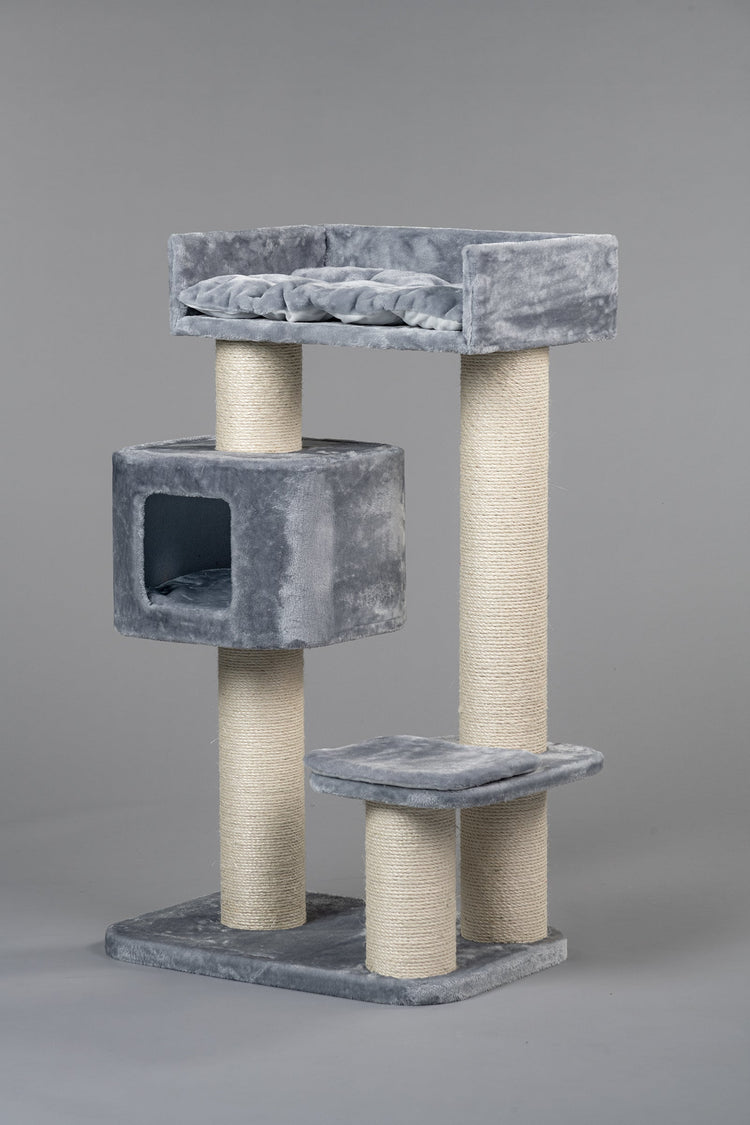 Cat Tree Devon Rex (Light Grey)