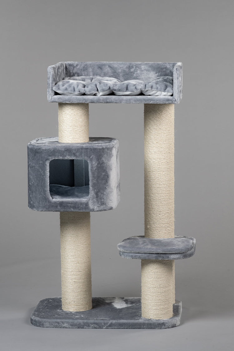Cat Tree Devon Rex (Light Grey)