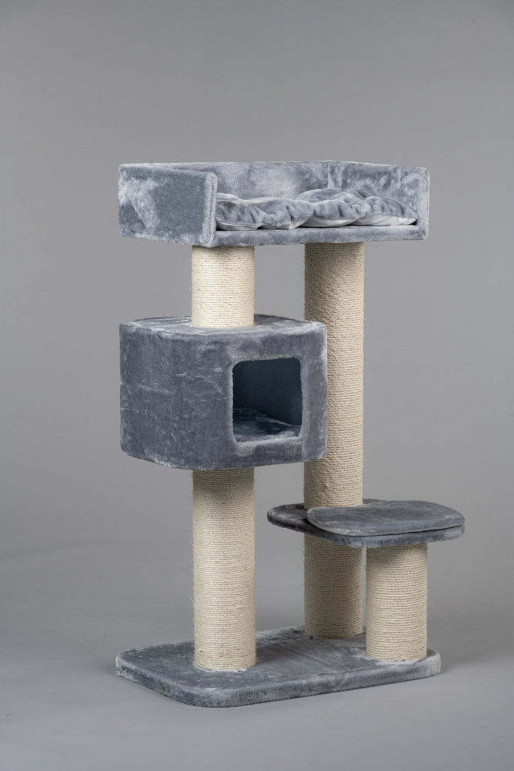 Cat Tree Devon Rex (Light Grey)